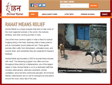 Tablet Screenshot of animalrahat.com